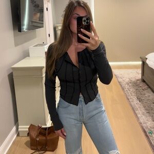 Urban Outfitters Dark Grey Cardigan